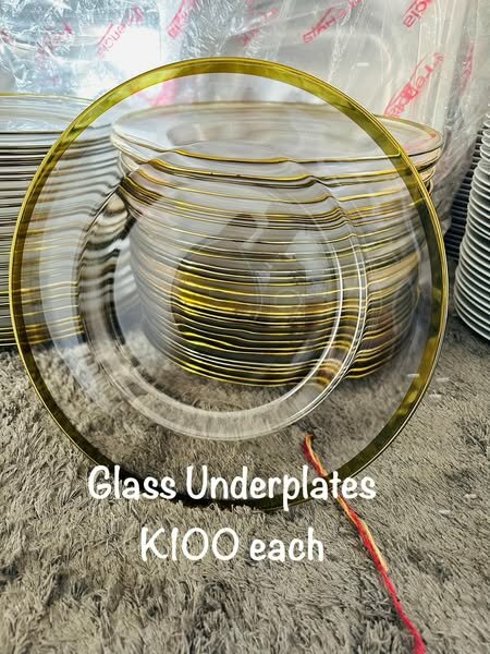 Glass underplates