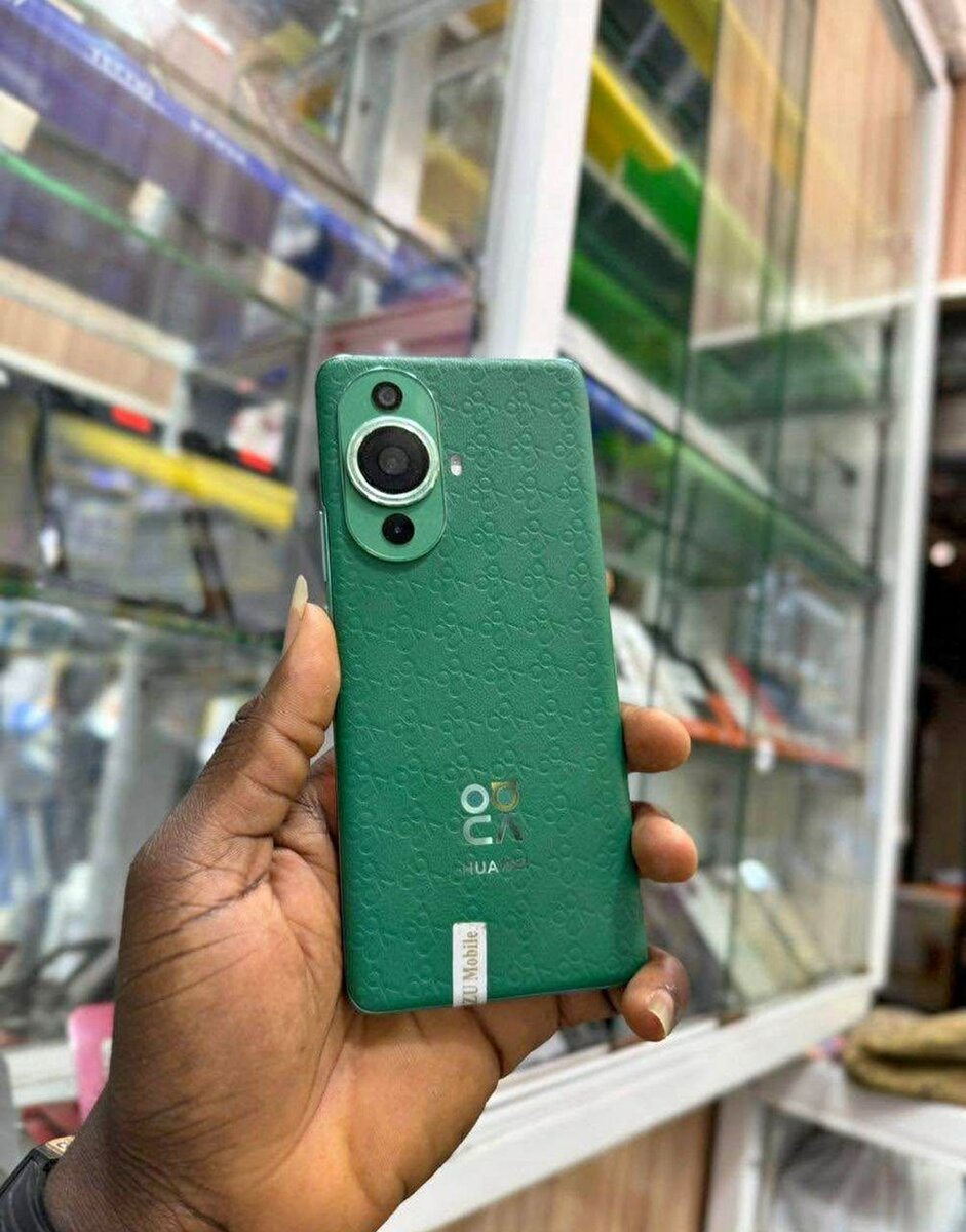 Smartphone élégant vert