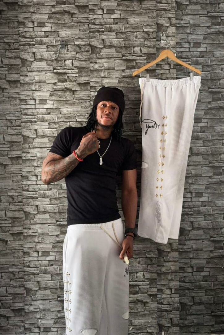 Pantalon de sport blanc tendance