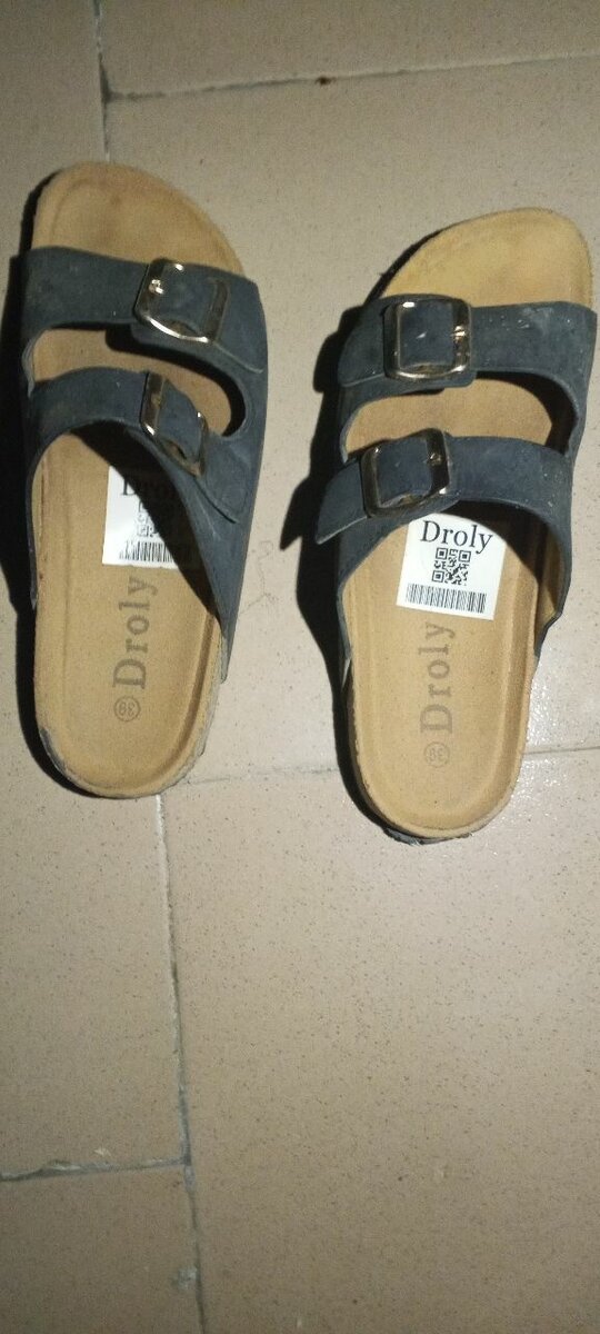 Sandales confortables en cuir