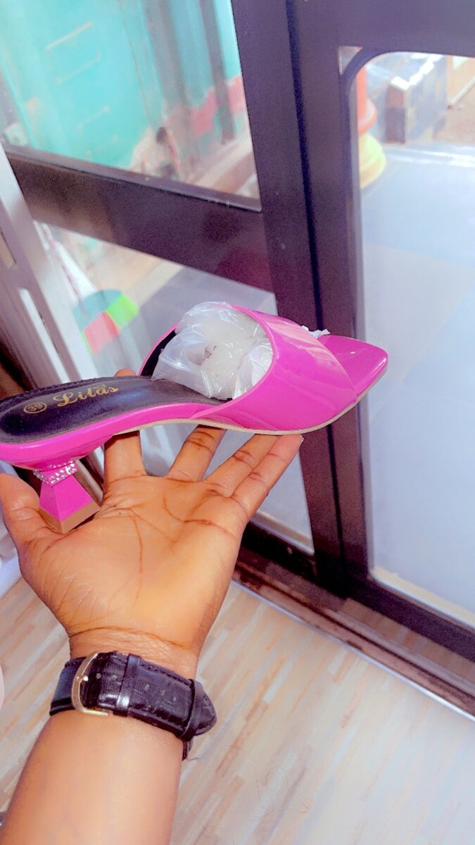 Pinky cute short heels