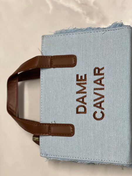 Sac en denim Dame Caviar