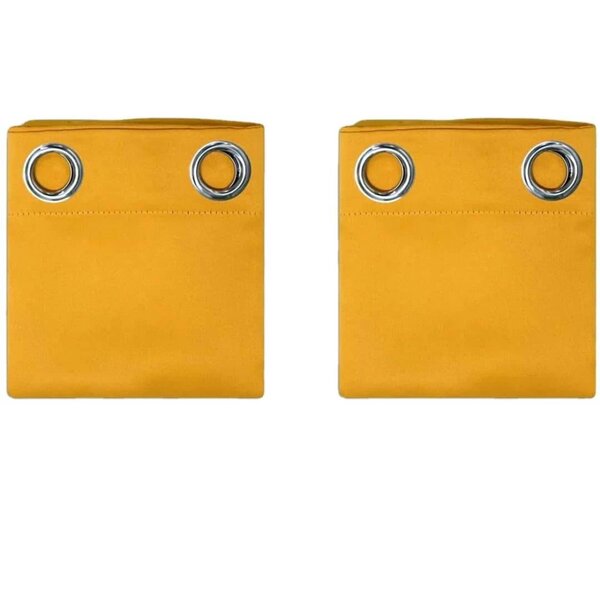 Rideaux occultants jaunes