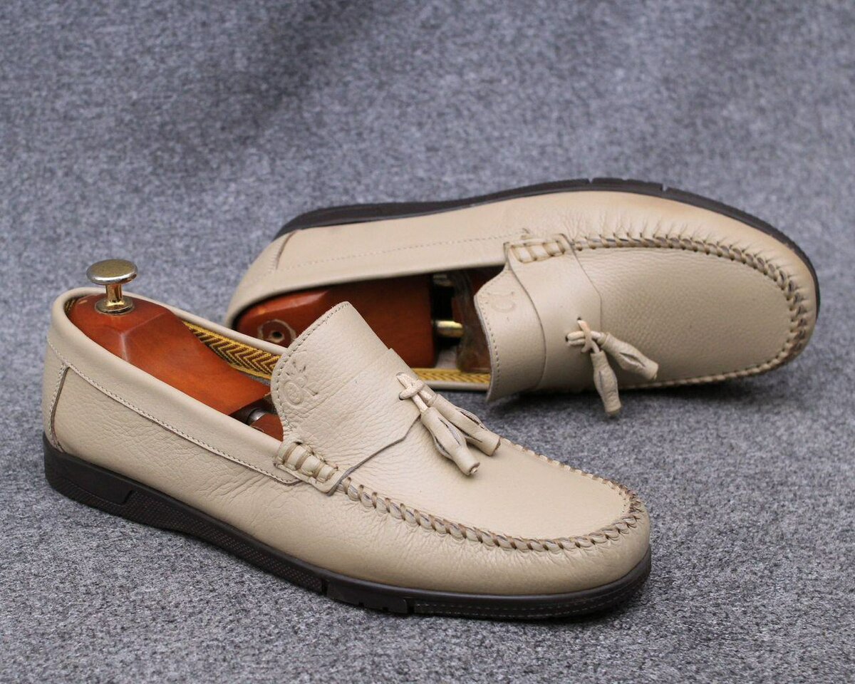 Mocassins en cuir pour hommes