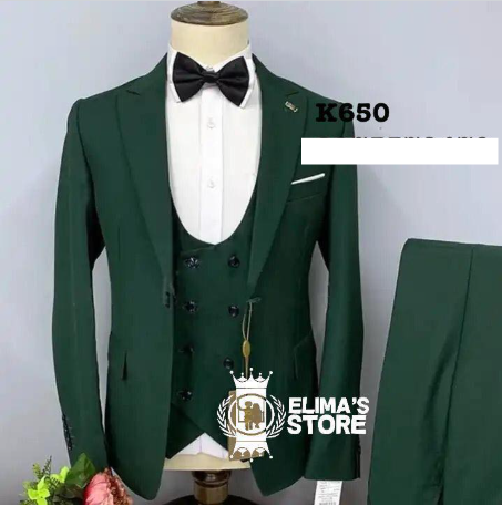 men's green suit