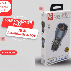 YOUSHENQKU Car Charger 27W Y25 - Fast Charging with Dual USB