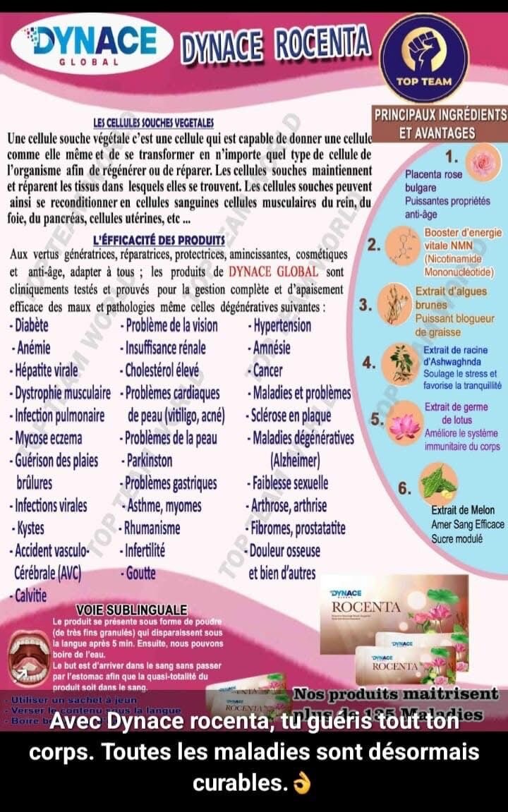 Dynace Rocenta - Immunité Boost