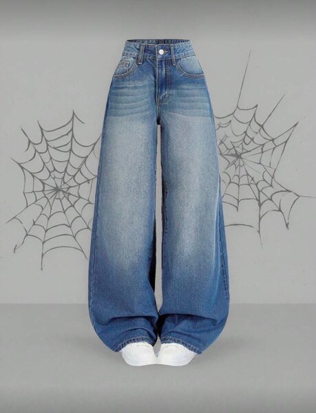 Jean large décontracté