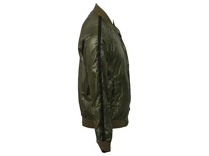 Blouson aviateur vert homme