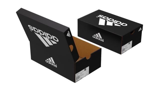 Carton adidas noir / protection emballages
