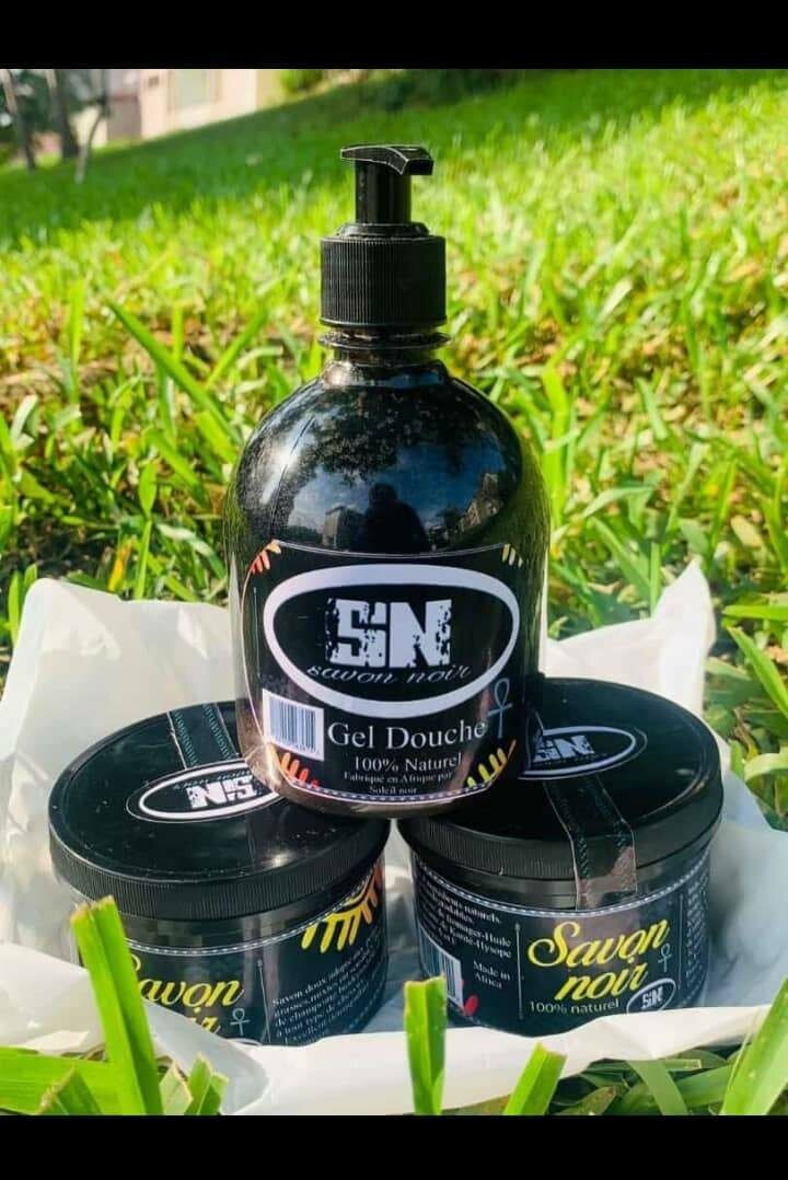 Savon noir gel douche