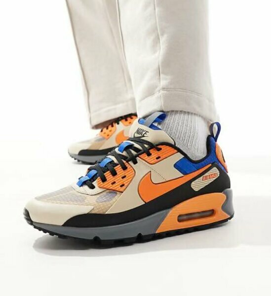 Nike Air Max orange et bleu homme