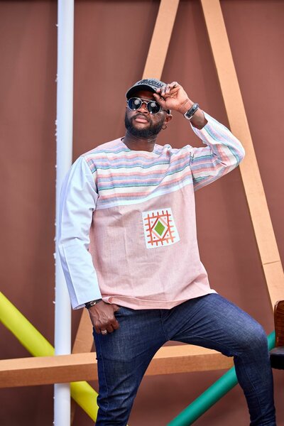 Chemise africaine moderne