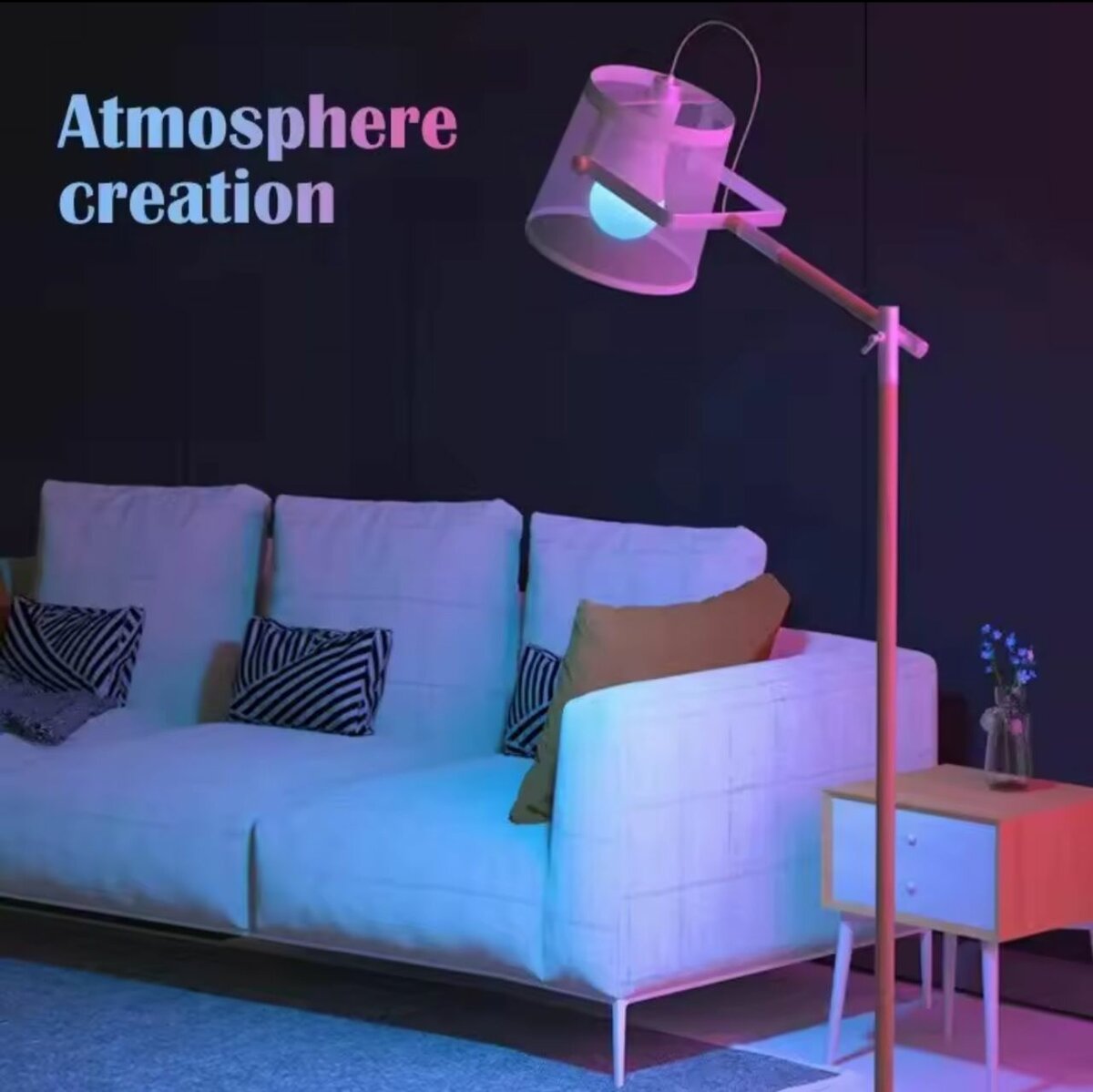 Ampoule LED RGB avec Télécommande