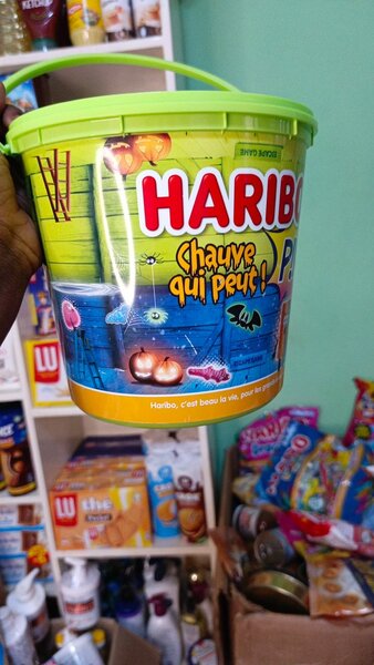 Seau de bonbons Haribo