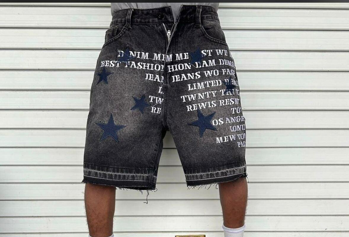 Shorts en jean tendance homme