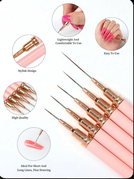 Ensemble de pinceaux nail art