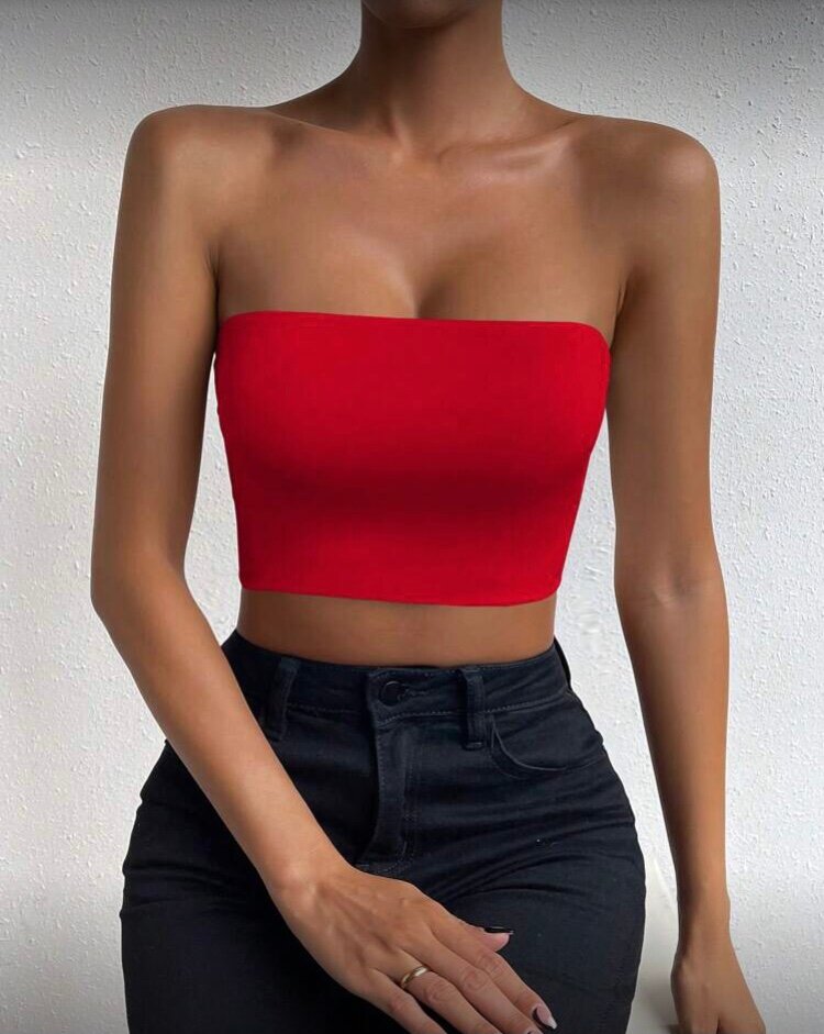 Top bandeau femme élégant