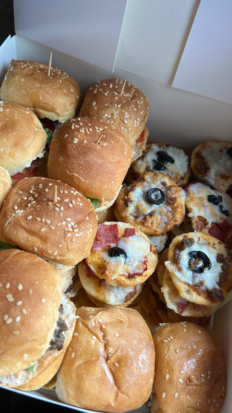 Mini Burger and Pizza Box