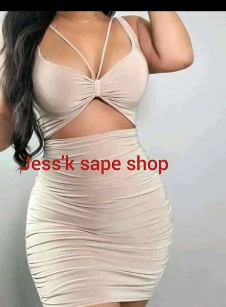 Robe Sexy Découpée Femme