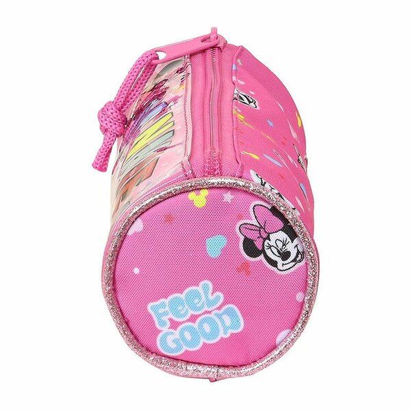 Trousse Minnie rose paillettes