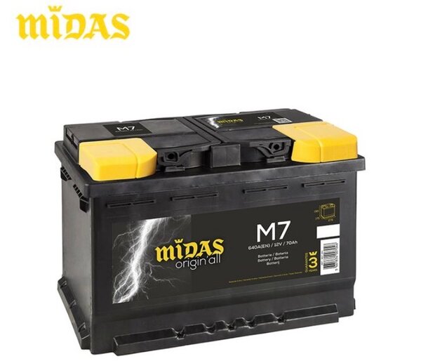 Batterie voiture Midas M7 12V