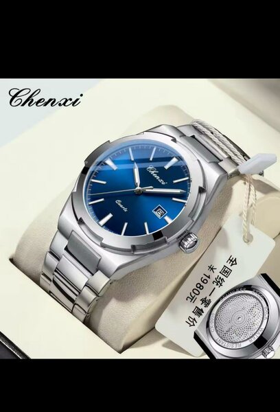 Montre Homme Acier Inoxydable Chenxi