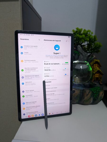 Samsung Tab S9 Fe+ et Clavier