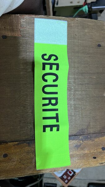 Brassard Sécurité Réfléchissant