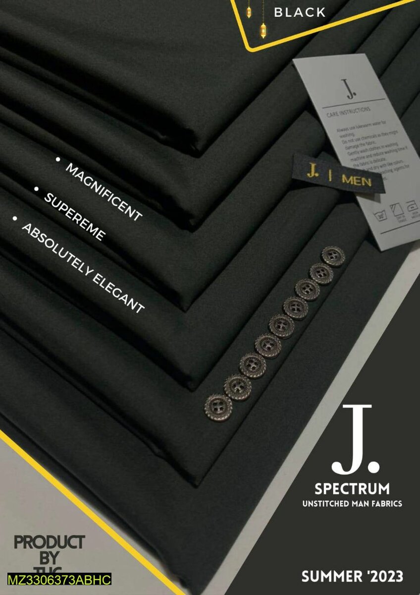 J. wash and wear men unstiched suit