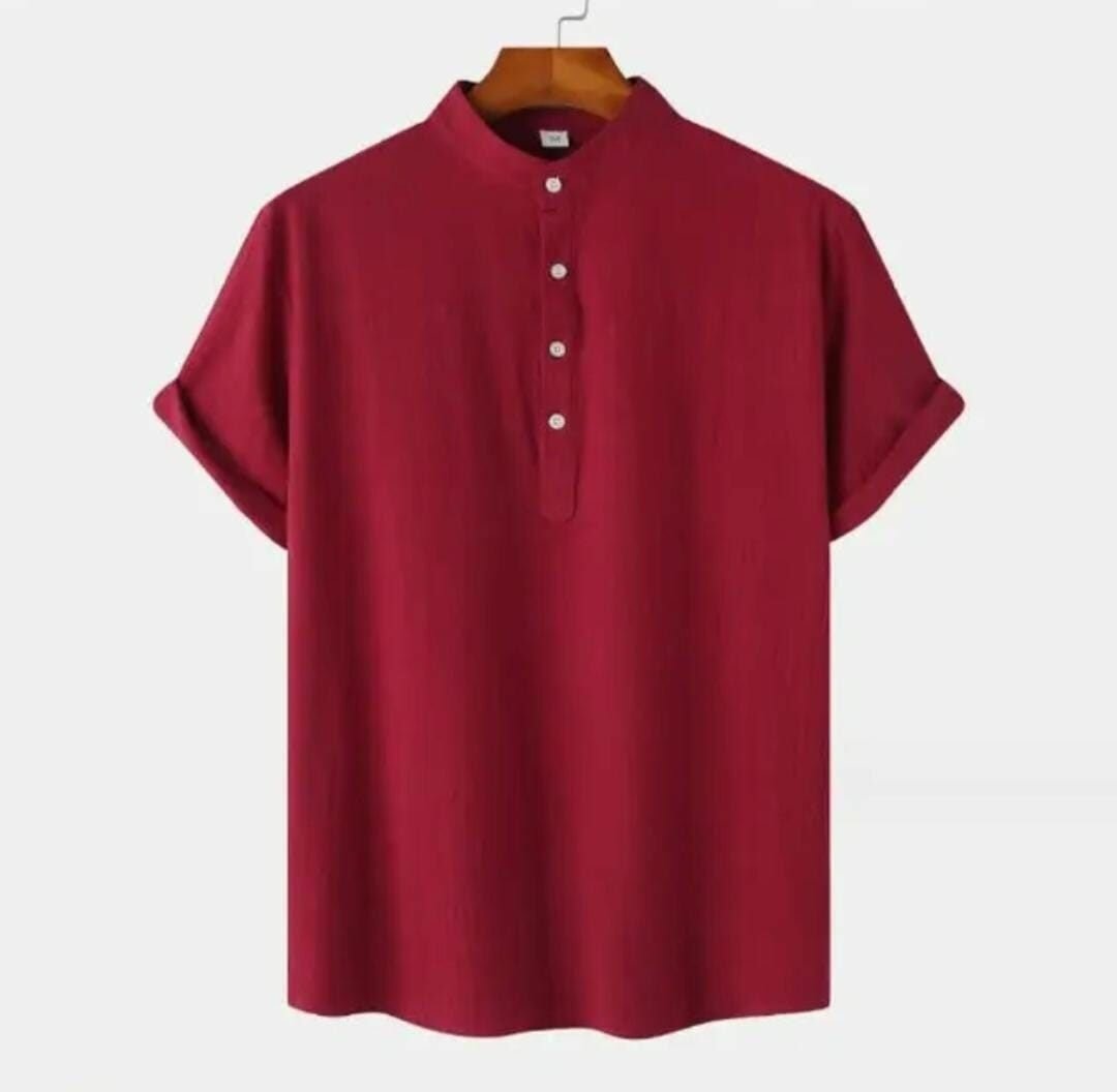 Chemise Homme Rouge Élégante