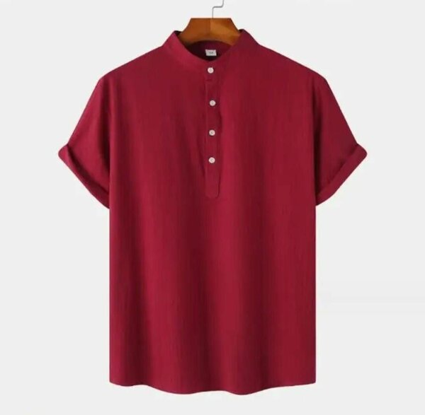 Chemise Homme Rouge Élégante