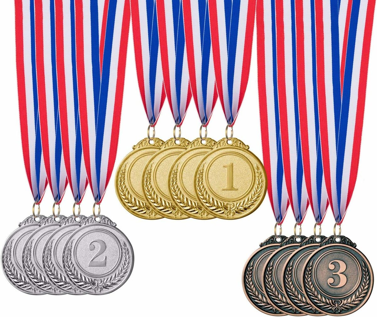 Gold, Silver & Bronze Medals