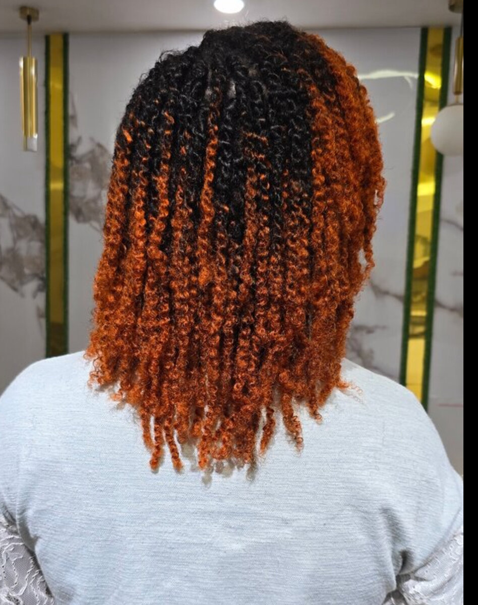 Extensions de cheveux bouclés