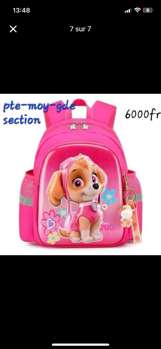 Sac à dos enfant fille