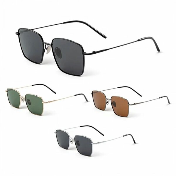 Lunettes de soleil carrées élégantes