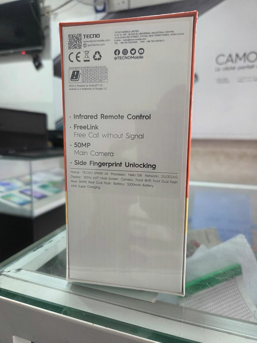 Tecno Spark 40 Smartphone 128GB