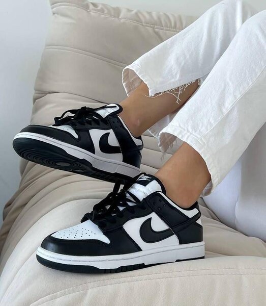 Stylish Black & White Sneakers