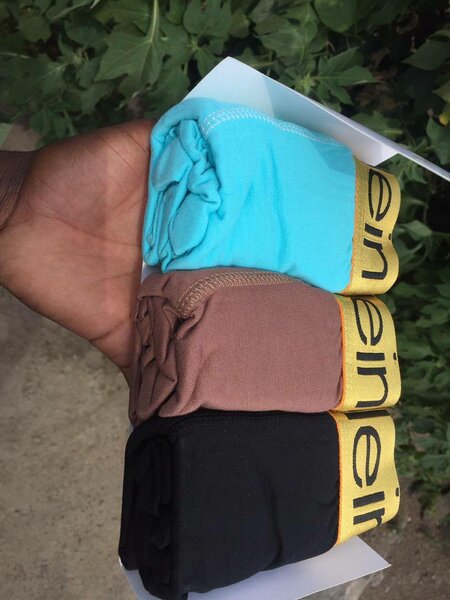 Versace and Calvin Klein boxers