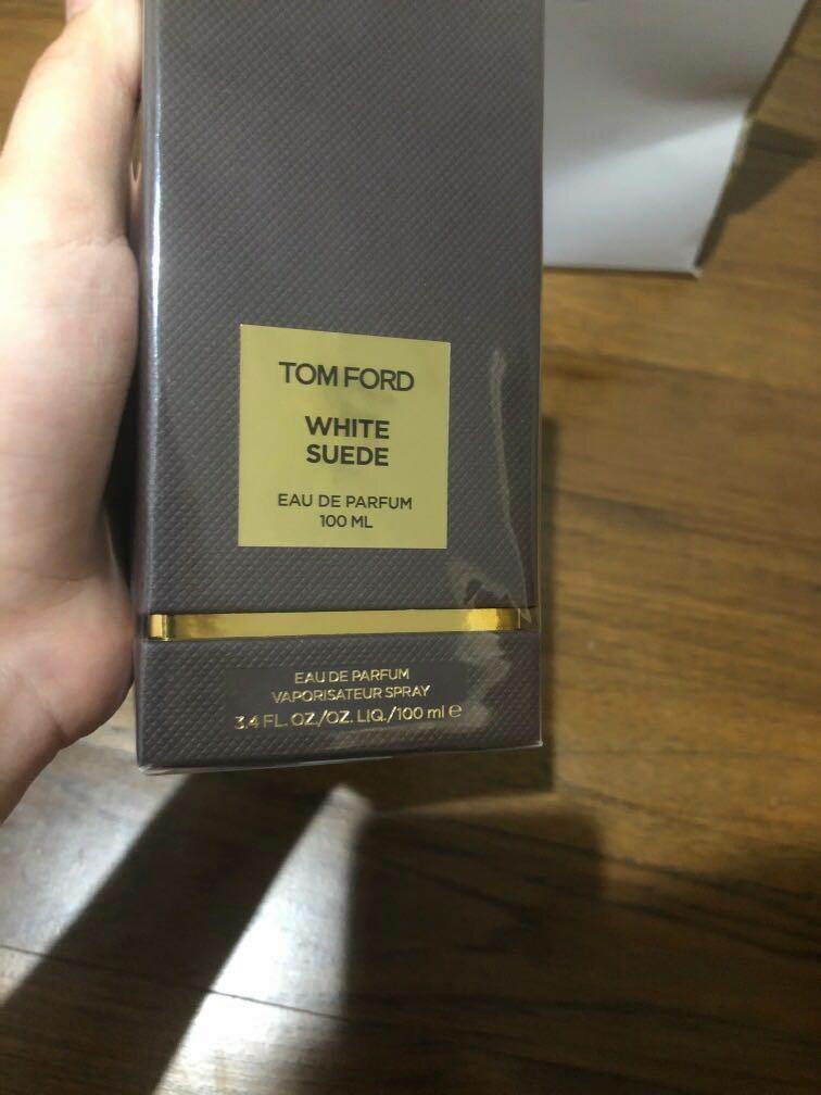 TOM FORD WHITE SUEDE