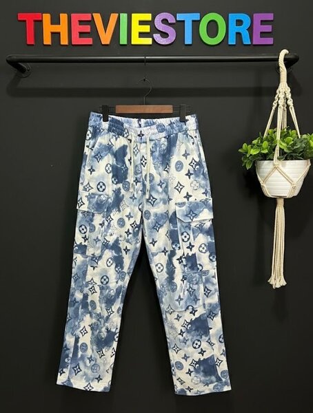 Pantalon Louis Vuitton Bleu