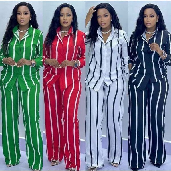 Pyjama rayé coloré