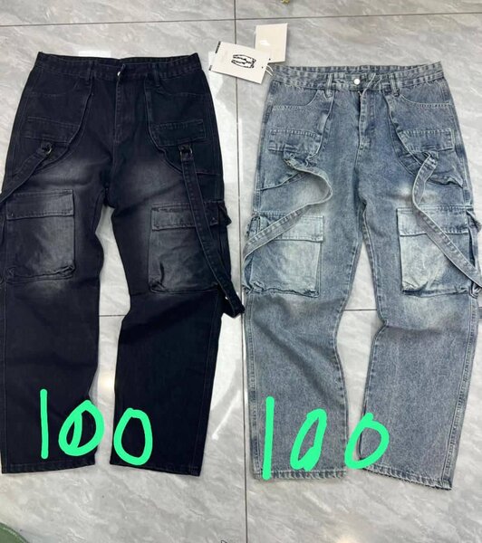Jeans cargo décontractés