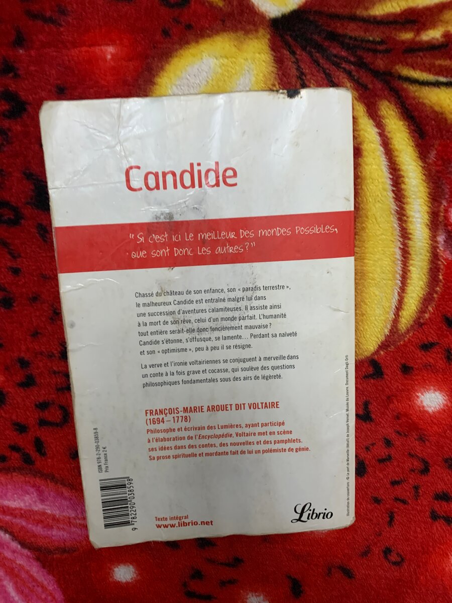 Livre "Candide" par Voltaire