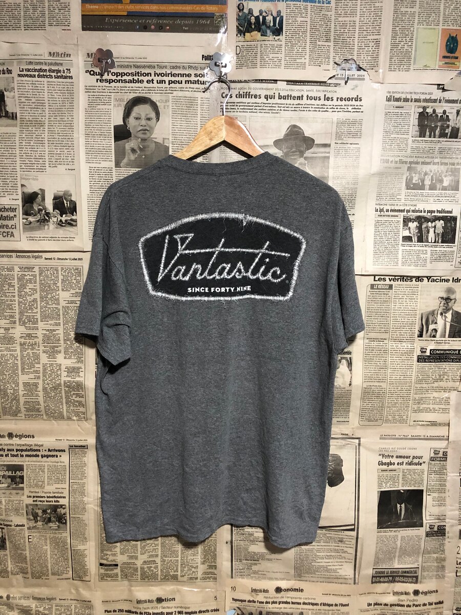 T-shirt gris "Vantastic"