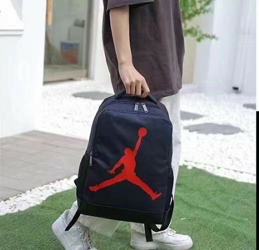 Sac à Dos Noir Logo Rouge