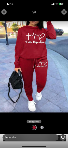 Ensemble survêtement femme chic