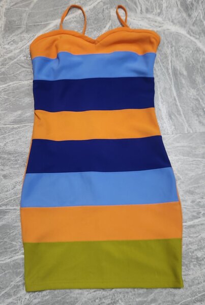Ladies Mini Bodycon Dress With Adjustable Strap