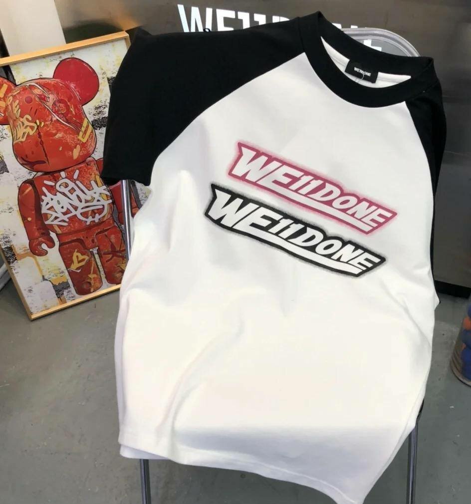 We11Done Raglan Sleeve T-Shirt