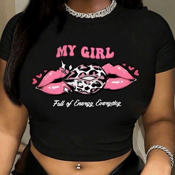 T-shirt imprimé "My Girl"